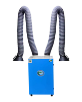 Nouvel extracteur de fumée industriel avec filtre à charbon actif, conception mobile, débit d'air de 800 CFM, faible bruit, pour collecteur de fumée de soudage, poussière