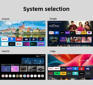 2026 OEM Frameless 85" 4K Ultra HD Smart <b>TV</b> Full OLED Android 14 Black Color WiFi Bathroom <b>TV</b> 1 Year Warranty - Product Image 4