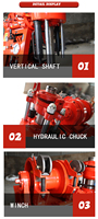 Machine de forage de puits en eau profonde Shandong Huayao 100-200m de l'usine en stock