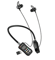 Layar Tampilan Warna-warni V5.4 Headset Olahraga Nirkabel Super Stereo Game Neckband Magnet Baterai Digital JL Mendukung Sisipan Kartu TF