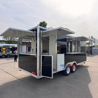Camions de restauration certifiés CE DOT entièrement équipés pour kebab, shawarma, burgers, pizzas, chariots de vente, remorques de concession BBQ pour les États-Unis