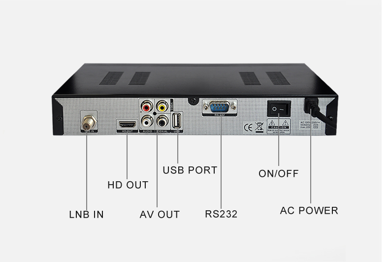 GX6605S/ALI3510 HD MPEG-4/H.264 DVBS2 Décodeur DVB-S2 Récepteur Satellite Numérique DVB S2 Récepteur de TÉLÉVISION