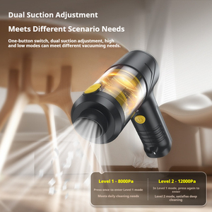 12000Pa Brushless Motor Portable 4in1 Car <b>Vacuum</b> Cleaner Wireless Mini High Power <b>Handheld</b> <b>Vacuum</b> Cleaner - Product Image 4