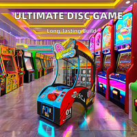Prix d'usine à pièces Simulateur d'arcade de billet de disque ultime Machine de jeu de lancer de rachat de carnaval en bois adaptée aux enfants