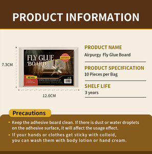 Trappole Adesive per Mosche in Cartone, Confezione da 10, Cattura Insetti Usa <span class=keywords><strong>e</strong></span> Getta per Casa, Cucina <span class=keywords><strong>e</strong></span> Ristorante - Product Image 6