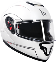 Casque modulaire intégral unisexe MTHELMETS CE/ABS pour la course et le tourisme en moto, fermeture rapide, nouveau modèle ATOM SV