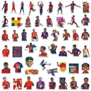 50 autocollants de joueurs de football, super stars <span class=keywords><strong>du</strong></span> football, Lamine Yamal - Product Image 3