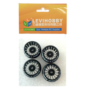 ZJchao 1.9in Aluminium Beadlock Wheel Rims - 4Pcs Set For SCX24 & SCX10 1/10 RC Crawler Cars