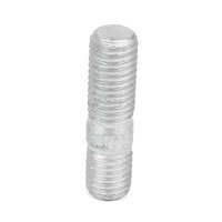 Boulons à tête cylindrique à double extrémité galvanisés à chaud de grade 8.8 DIN 939 en acier au carbone métrique pour équipements et construction