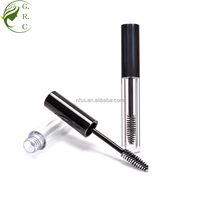 Petit pot de Gel à sourcils rose vide, conteneur de Tube de sérum pour cils et sourcils avec capuchon applicateur de brosse de maquillage