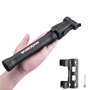 ROCKBROS-Gonfleur de pneu <span class=keywords><strong>Schrader</strong></span> <span class=keywords><strong>Presta</strong></span> <span class=keywords><strong>Valve</strong></span> Design bidirectionnel, pompe à vélo compacte, 80psitain - Product Image 2