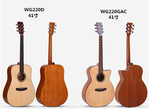 High Quality Acoustic Guitar with Solid Spruce Top and Pick-up - Product Image 4