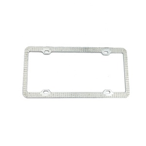 Métal serrure en plastique taille américaine en acier inoxydable cadre <span class=keywords><strong>de</strong></span> plaque d'immatriculation <span class=keywords><strong>de</strong></span> voiture à vendre - Product Image 3