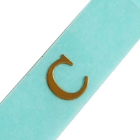 Autocollants de transfert de logo en nickel électroformé ultra-minces personnalisés, étiquettes métalliques autocollantes pour l'électronique