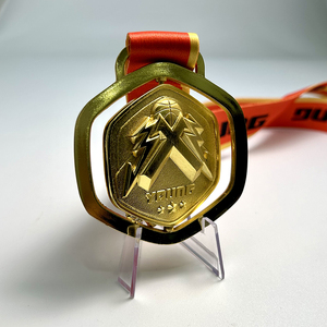 Médaille en métal de basket-ball d'<span class=keywords><strong>or</strong></span> de sport évidée 3d personnalisée - Product Image 4