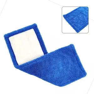 Cabezales de repuesto para mopa, accesorio para mopa de lana, Coral azul, de bolsillo, bajo precio