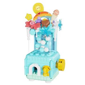Ensemble de distributeur automatique de bonbons en blocs de construction colorés, très vendu, avec des bonbons réalistes pour la créativité et le jeu des enfants, vente en gros OEM - Product Image 5
