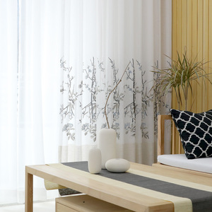 Cortinas de sala de estar listas para Innermor <span class=keywords><strong>con</strong></span> elegante tela bordada, elegante escaparate - Product Image 3