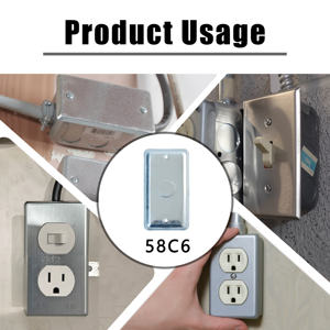 กล่องแยกสายไฟโลหะแบบเดี่ยวขนาด<span class=keywords><strong>4x2</strong></span><span class=keywords><strong>นิ้ว</strong></span>ฝาครอบกล่องไฟฟ้าแบบแบนเหล็กชุบสังกะสีฝาครอบกล่องจ่ายไฟแบบน็อคเอาท์1/2" - Product Image 5