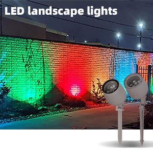 High-Brightness LED <strong>Floodlight</strong> RGBW <strong>Color</strong>-Changing IP66 Waterproof Die-Cast Aluminum Lamp Bead Park Courtyard Landscape Lighting - Product Image 5
