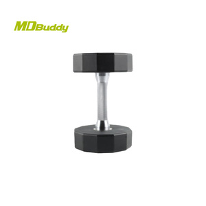 MDBuddy 2.5-30kg PU CPUダンベル 12面ウレタンフリーウェイトダンベルセット ジム機器 フィットネスダンベルウェイトセット - Product Image 4