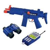 Ensemble de jouets pour enfants, jeu de rôle éducatif pour l'école, pistolet, montre, menottes, équipement de station et uniforme