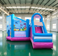 Château gonflable mini palmier en PVC, design léger pour les enfants, divertissement intérieur