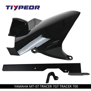 Protector de Cadena para Guardabarros Trasero de Motocicleta TIYPEOR para Yamaha <span class=keywords><strong>Tracer</strong></span> 7 <span class=keywords><strong>MT</strong></span>-<span class=keywords><strong>07</strong></span> <span class=keywords><strong>Tracer</strong></span> 700, Protector Contra Salpicaduras, Cubierta de Cadena Resistente - Product Image 5