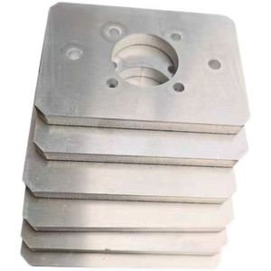 placa de fijación de aleación de aluminio, placa de conexión, placa cuadrada perforada, placa triangular vertical - Product Image 1