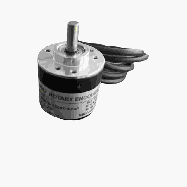 AB 2-Phase 1000ppr 38mm Shaft 6mm Voltage 24V Rotary Encoder 3806-100BM-G5-24C Incremental 38mm Diameter for Encoders