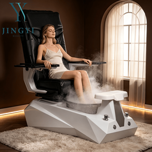 Sillón de Pedicura Moderno y Lujoso, Ajustable, para Salón de Belleza, <span class=keywords><strong>con</strong></span> Sistema de Vaporización, Sillón de <span class=keywords><strong>Masaje</strong></span> para Pedicura <span class=keywords><strong>con</strong></span> Humo - Product Image 1