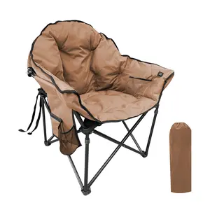 Oversized Comfy Sofa Padded Indoor Foldable Camping Moon Chair