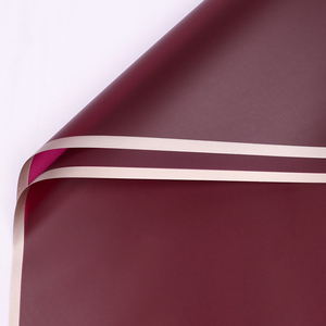 Nhựa Không Thấm Nước Khung In Ấn Bó Hoa Giấy Gói Cho Hoa Bán Hoa Chất Liệu Vàng Cạnh Hoa Giấy Gói - Product Image 3