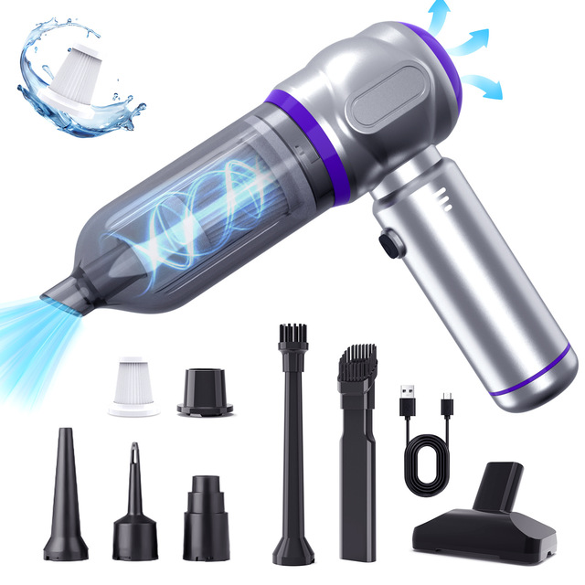 New 4-in-1 Brushless Cordless Car Vacuum Cleaner, High-Power Handheld Strong Suction Vacuum for Car and Home
