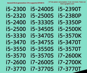ใช้สำหรับ <span class=keywords><strong>I5</strong></span> 2300 <span class=keywords><strong>I5</strong></span> 2400 <span class=keywords><strong>I5</strong></span> 2500S I7 2600 <span class=keywords><strong>I5</strong></span> 3330S <span class=keywords><strong>I5</strong></span> 3470S I7 3770S ซีพียูเดสก์ท็อปแบบ Quad-Core 3.1GHz LGA 1155 6MB L2 - Product Image 2