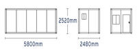 Maison préfabriquée pliable à prix abordable, petite maison à 2 étages, prête à l'emploi, mini-villa de luxe modulaire avec chambre à coucher