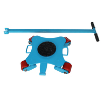 Plateforme rotative robuste à 360 degrés, chariot de transport de marchandises de 1,5 tonne, personnalisable OEM, transpalette manuel