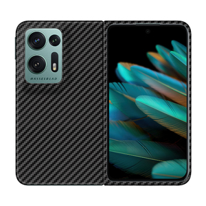 Funda plegable de fibra de carbono a prueba de golpes delgada de lujo con carga inalámbrica para Oppo <span class=keywords><strong>Find</strong></span> <span class=keywords><strong>N2</strong></span> y Oppo <span class=keywords><strong>Find</strong></span> N - Product Image 2