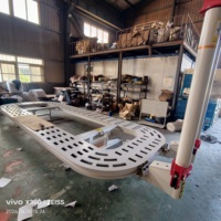 Machine de redressage de carrosserie automobile durable, économique et portable avec 2 tours de traction de 10 tonnes pour la réparation de véhicules et le renforcement de châssis