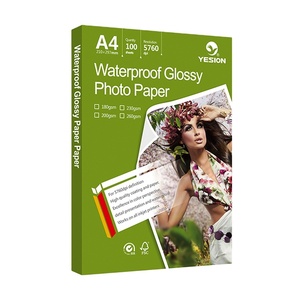 Trung Quốc giấy ảnh Nhà máy chuyên nghiệp máy in phun in ấn <span class=keywords><strong>Glossy</strong></span> duy nhất/hai mặt 260gsm ODM giấy ảnh A3 <span class=keywords><strong>A4</strong></span> vải kết cấu - Product Image 1