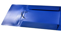 Haute qualité taille personnalisée PP matériel boîte de rangement de fichiers dossiers de documents en plastique coloré avec sangles pour le bureau