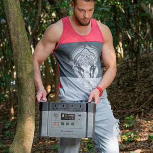 Station <span class=keywords><strong>Allpowers</strong></span> 2000W avec onduleur, batterie externe, station d'alimentation portable résidentielle, générateur solaire - Product Image 6