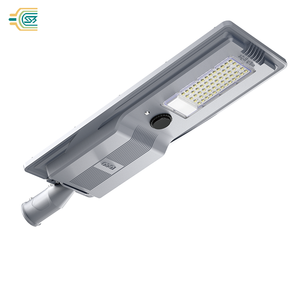 Hk Mistai Waterproof Ip65 8000Lm 50W 6000K Human Body <b>Sensor</b> Mppt All In One Solar Street <b>Light</b> Aluminum Solar Lamp <b>Led</b> Outdoor - Product Image 1