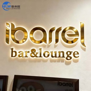 Custom Gold Stainless Steel 3D Channel Letter <strong>Sign</strong> <strong>Led</strong> Letters <strong>Store</strong> <strong>Front</strong> <strong>Sign</strong> Signage Outdoor Backlit logo <strong>Sign</strong> - Product Image 1