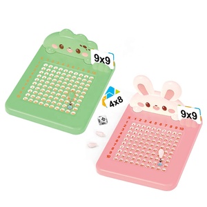 Gioco Educativo Montessori per <span class=keywords><strong>Imparare</strong></span> la Moltiplicazione, Tavola della Moltiplicazione per Bambini, Gioco da Tavolo per l'Insegnamento della Matematica - Product Image 1