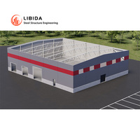 Bâtiment à structure en acier OEM Construction à ossature en acier de qualité industrielle Bâtiment préfabriqué à structure en acier Entrepôt