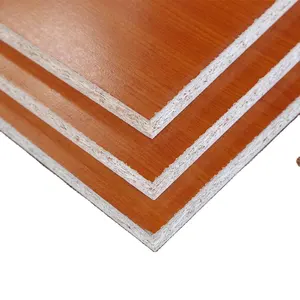 三聚氰胺纸面层压稻壳刨花板/刨花板制造