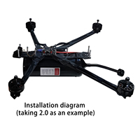 Drone FPV à Fibre Optique, Transmission Ultra-Longue Portée 0,5 km / 3 km / 5 km / 10 km / 15 km / 20 km / 50 km, Communication par Fibre Optique