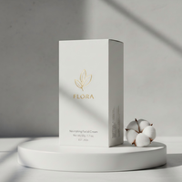 Boîte en papier texturé personnalisée pour baume à lèvres, emballage secondaire pour cosmétiques avec impression de logo