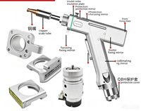 Nouvelle tête de soudage laser portative TNN SUP20-23T, contrôleur d'alimentation automatique de fil, système de soudeuse laser 1000W-3000W, accessoires